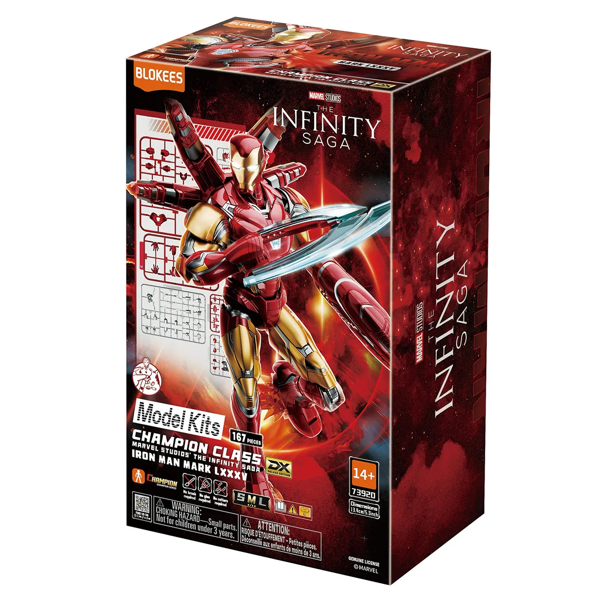 BLOQUES DE CONSTRUCCIÓN BLOKEES MARVEL IRON MAN INFINITY SAGA 149 PIEZAS