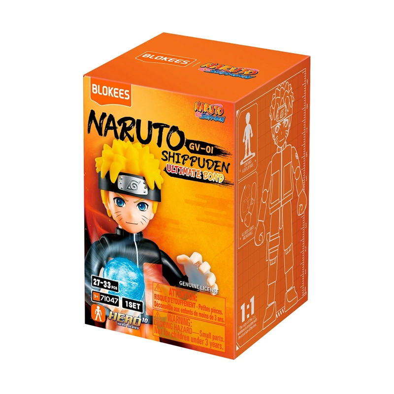 FIGURA DE ACCIÓN BLOKEES NARUTO GALAXY ULTIMATE BOND 9 EN 1  - 1