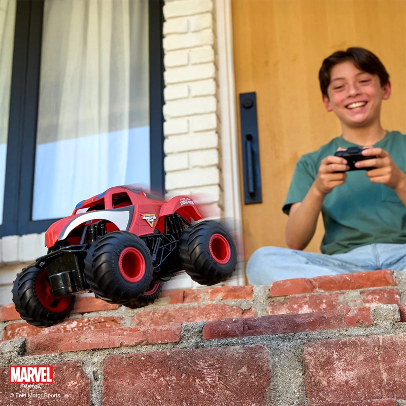 AUTO RADIO CONTROLADO MONSTER JAM SPIDERMAN MARVEL - 2