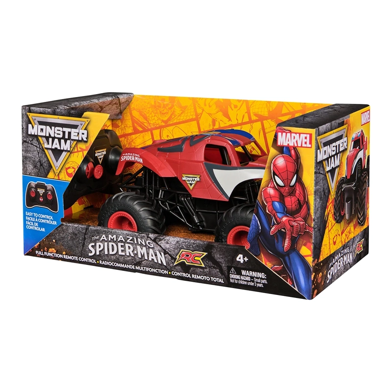 AUTO RADIO CONTROLADO MONSTER JAM SPIDERMAN MARVEL - 3