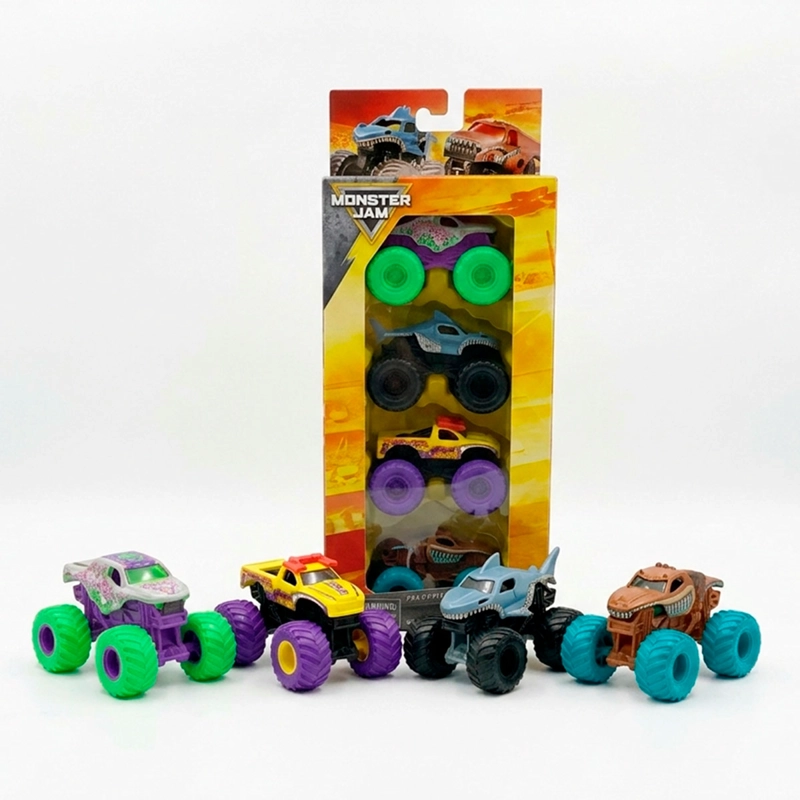 SET 4 AUTOS DE JUGUETE MONSTER JAM 1:72 - MODELO ALEATORIO - 1