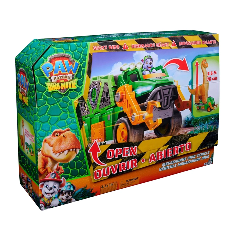 VEHÍCULO DE JUGUETE PAW PATROL MOVIE MEGASAURUS CON FIGURA - 7