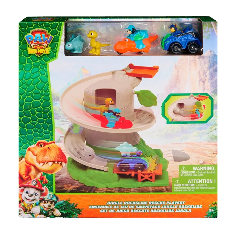 SET DE JUEGO PAW PATROL DINO RESCUE ROCKSLIDE CON FIGURA - 3