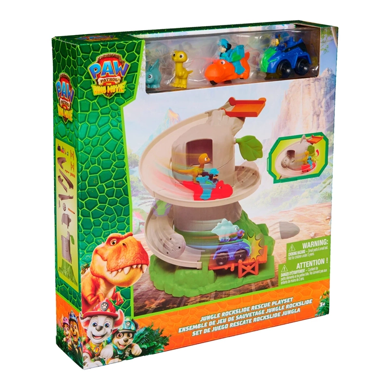 SET DE JUEGO PAW PATROL DINO RESCUE ROCKSLIDE CON FIGURA - 4