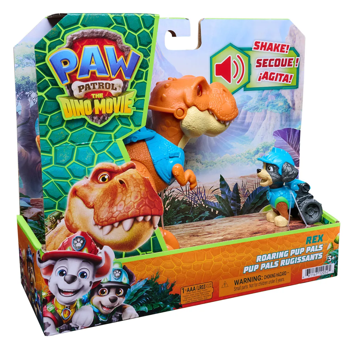 FIGURA DE ACCIÓN PAW PATROL DINO DINOSAURIO Y FIGURA DE REX - 7