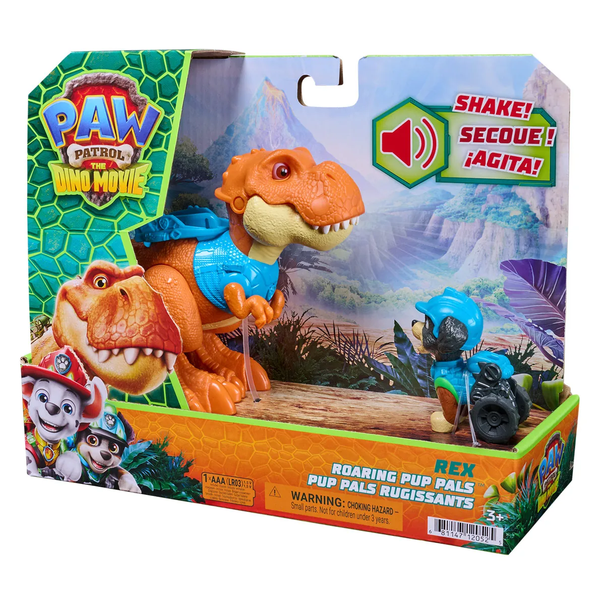 FIGURA DE ACCIÓN PAW PATROL DINO DINOSAURIO Y FIGURA DE REX - 8