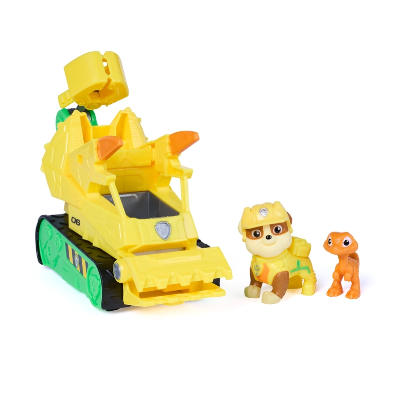 VEHÍCULO DE JUGUETE PAW PATROL RUBBLE DINO RESCUE CON FIGURA - 5