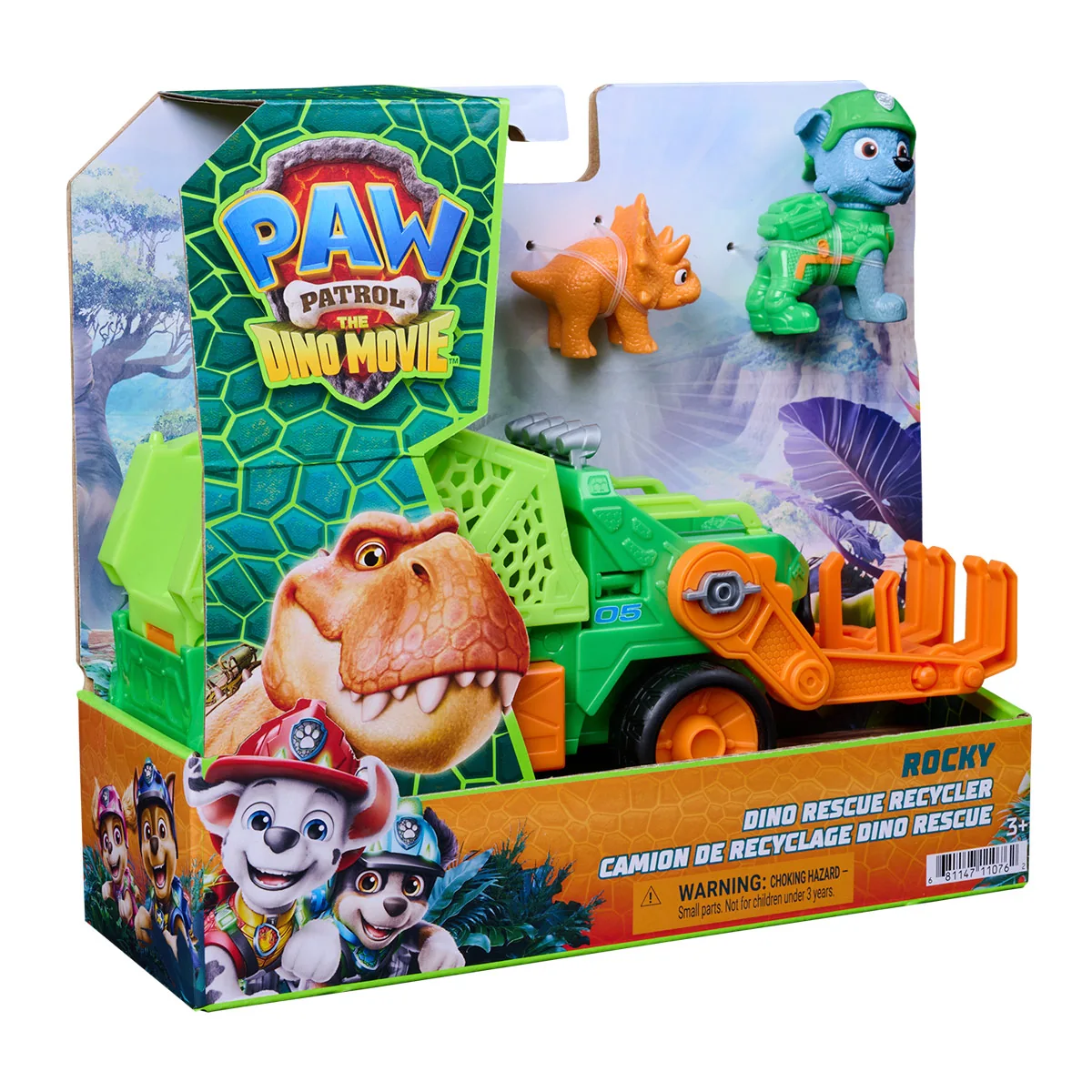 VEHÍCULO DE JUGUETE PAW PATROL DINO VEHÍCULO DE ROCKY  - 8