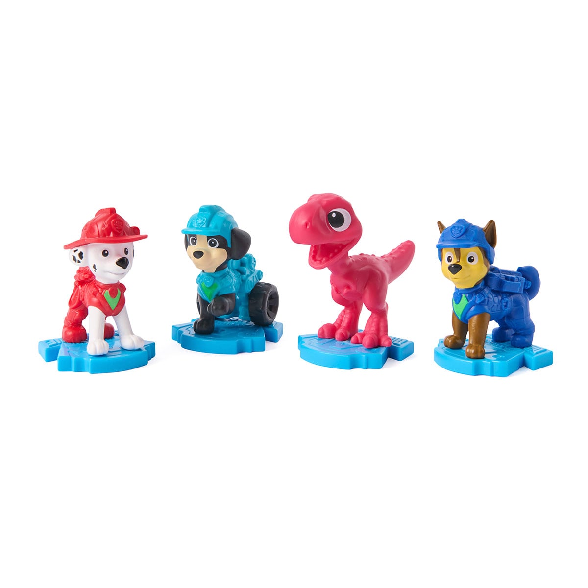 PACK 4 MINI FIGURAS DE ACCIÓN PAW PATROL MOVIE DINO - 4