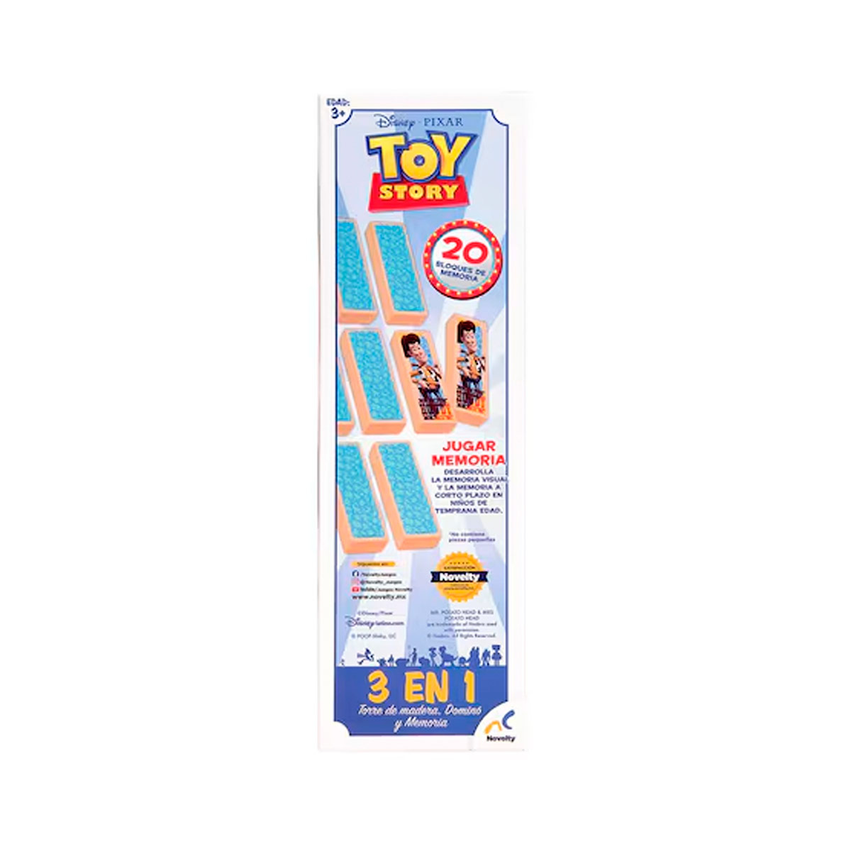 JUEGO DE MESA TOY STORY TORRE DE JUEGOS 3 EN 1 - 2