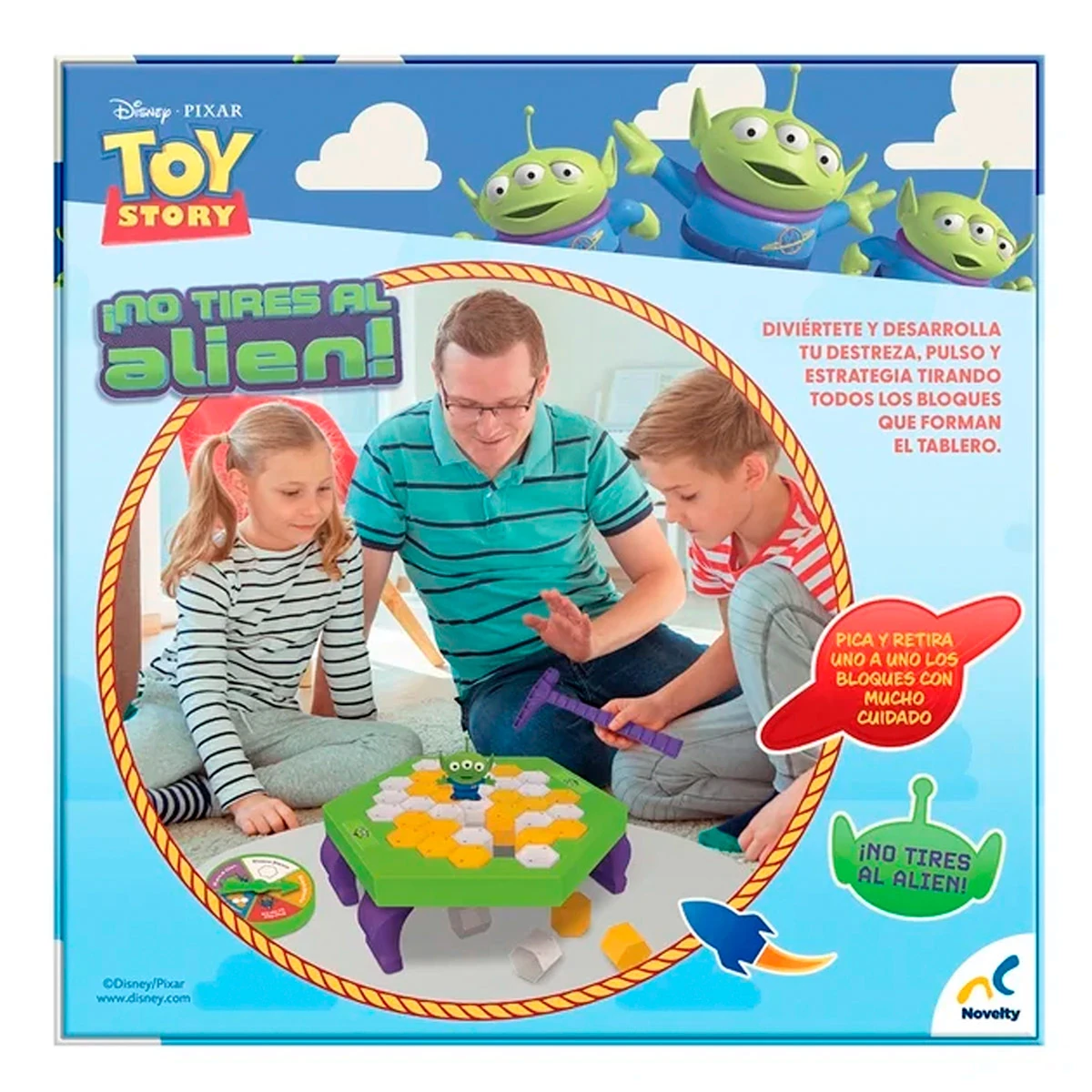 JUEGO DE MESA TOY STORY NO TIRES AL ALIEN - 3