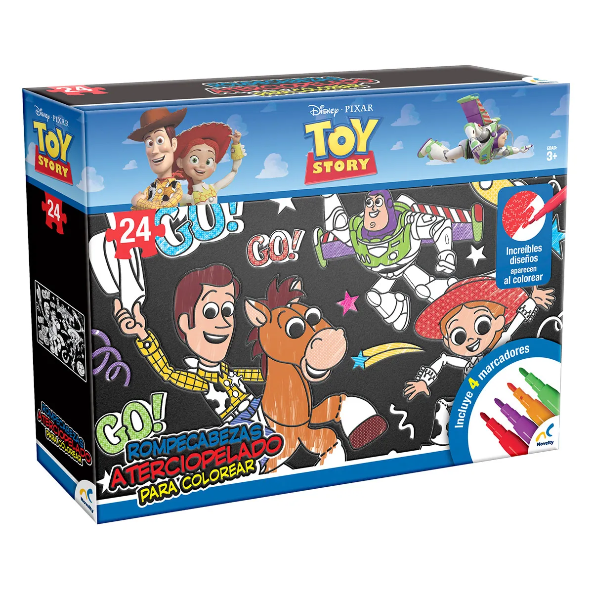 PUZZLE TOY STORY ATERCIOPELADO 24 PIEZAS  - 1
