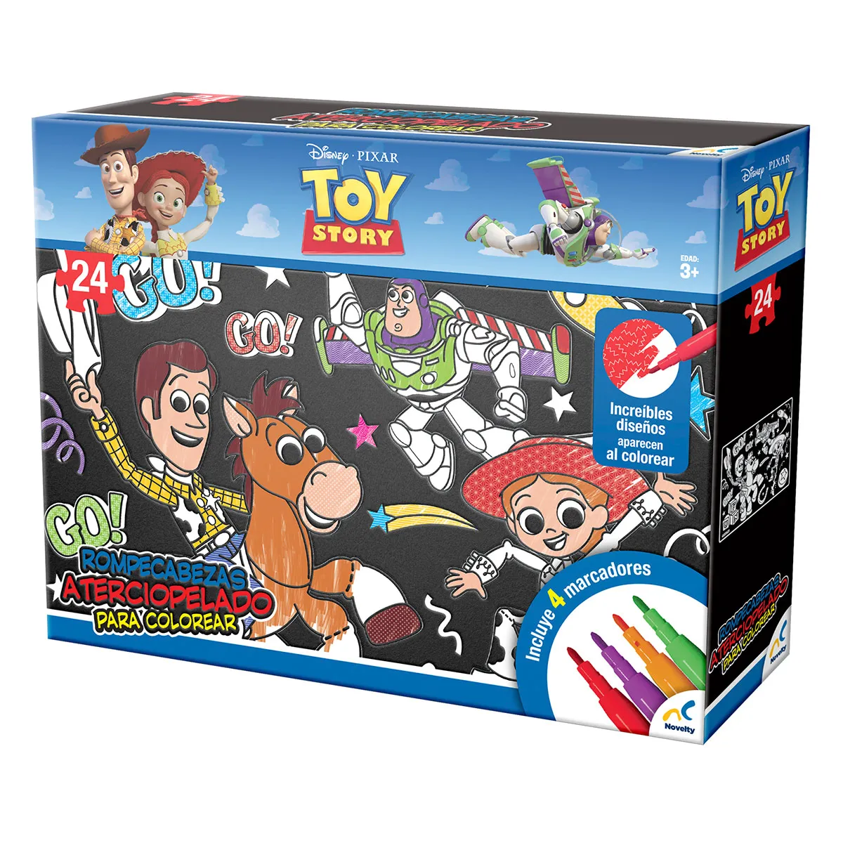 PUZZLE TOY STORY ATERCIOPELADO 24 PIEZAS  - 2