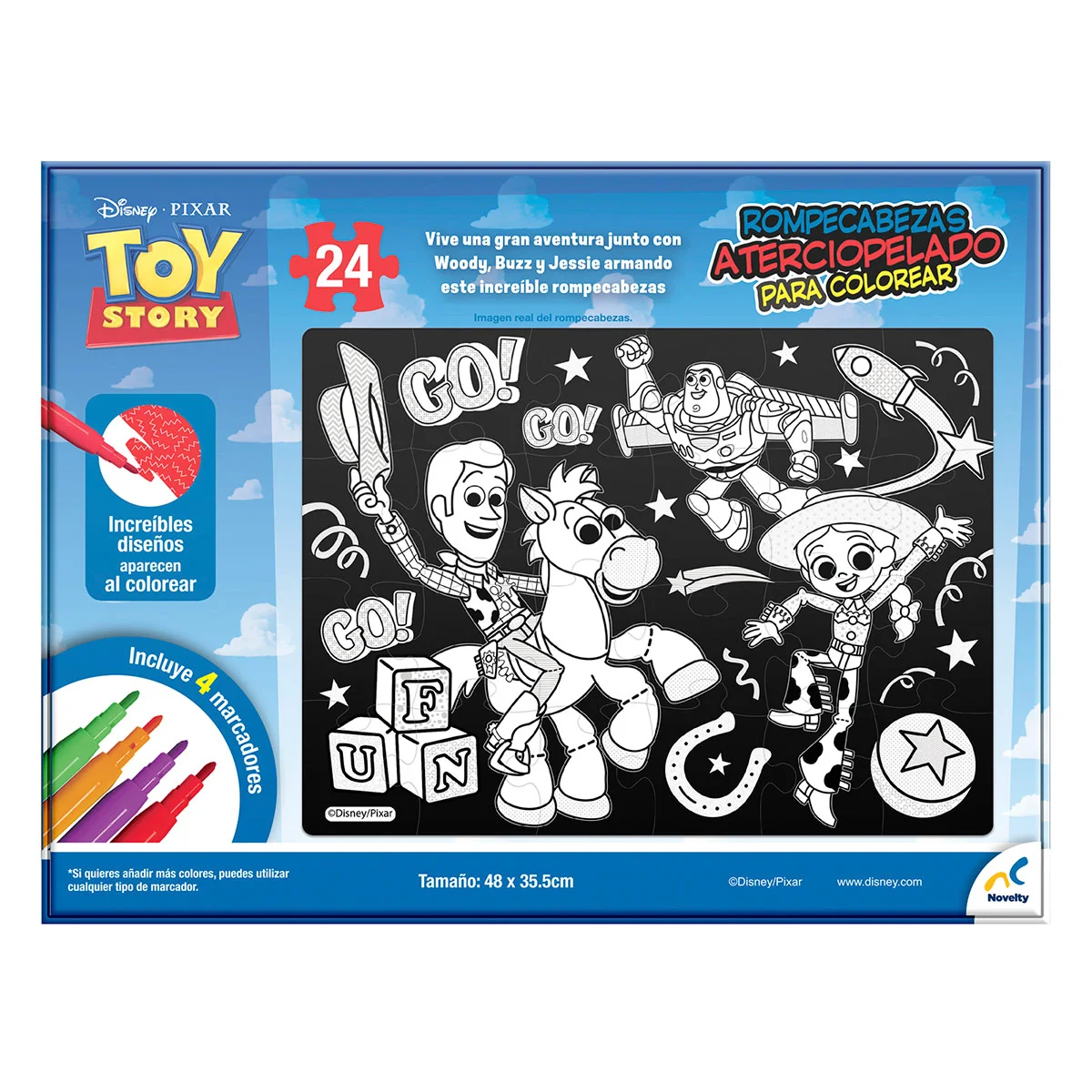 PUZZLE TOY STORY ATERCIOPELADO 24 PIEZAS  - 4