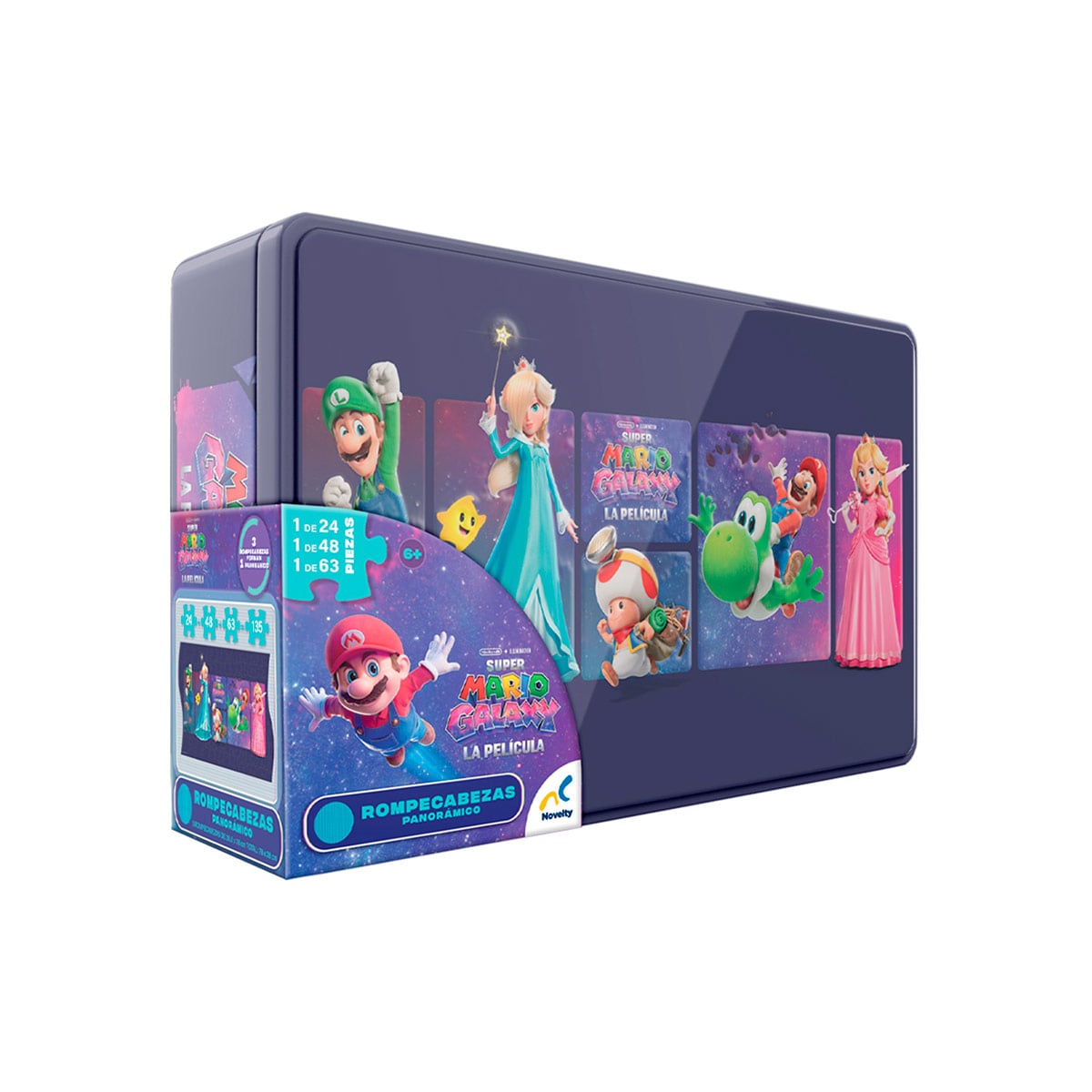 PUZZLE MARIO BROS PANORÁMICO 3 EN 1 - 1