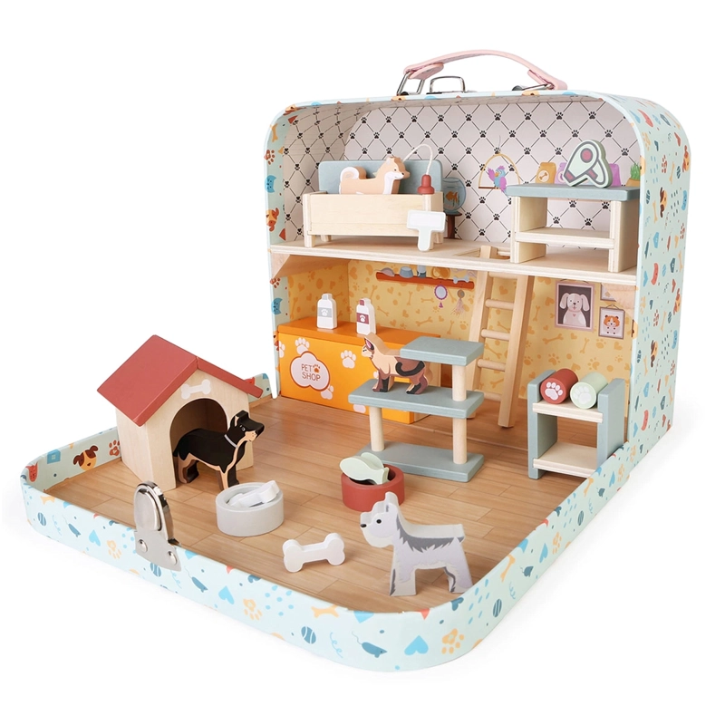 SET DE JUEGO EDUFUN MASCOTAS EN MALETA 23 ACCESORIOS - 2