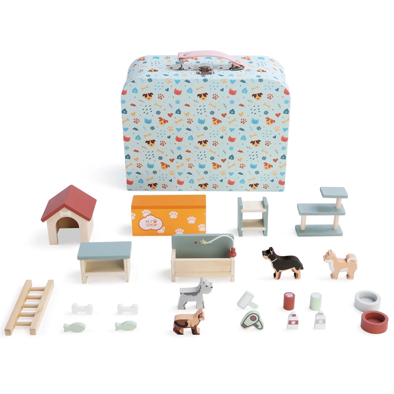 SET DE JUEGO EDUFUN MASCOTAS EN MALETA 23 ACCESORIOS - 3