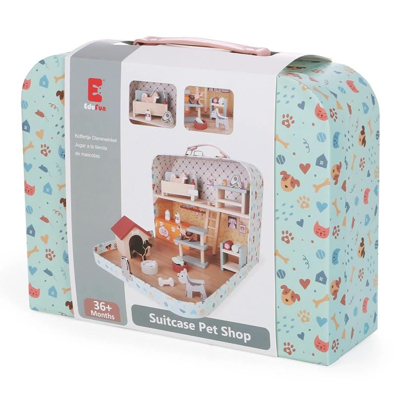 SET DE JUEGO EDUFUN MASCOTAS EN MALETA 23 ACCESORIOS - 4
