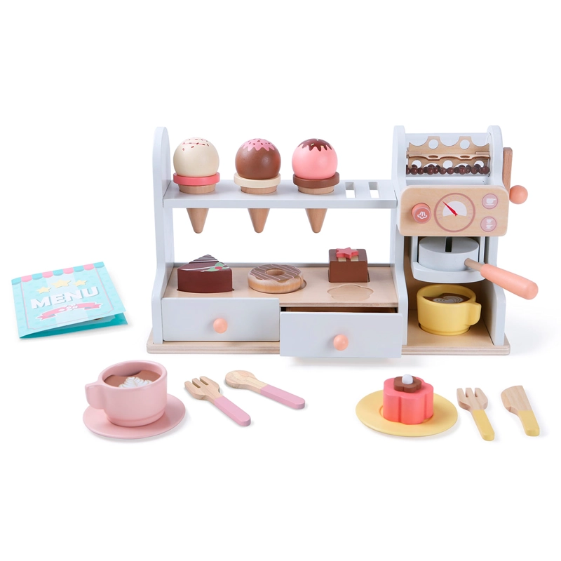 JUGUETE DE MADERA EDUFUN HELADERÍA Y CAFERTERÍA  - 2