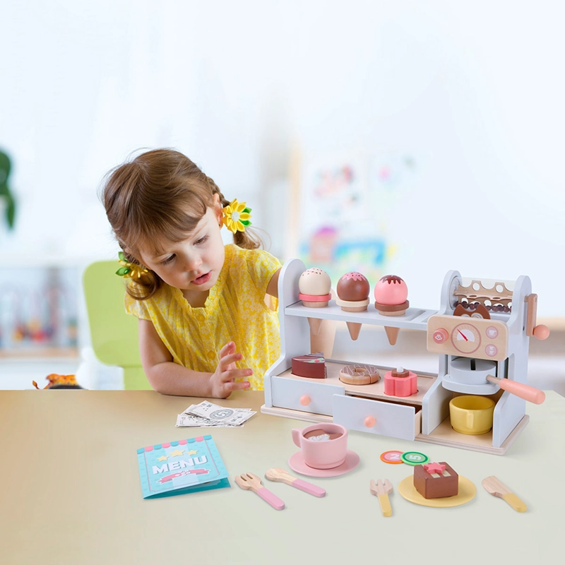 JUGUETE DE MADERA EDUFUN HELADERÍA Y CAFERTERÍA  - 4