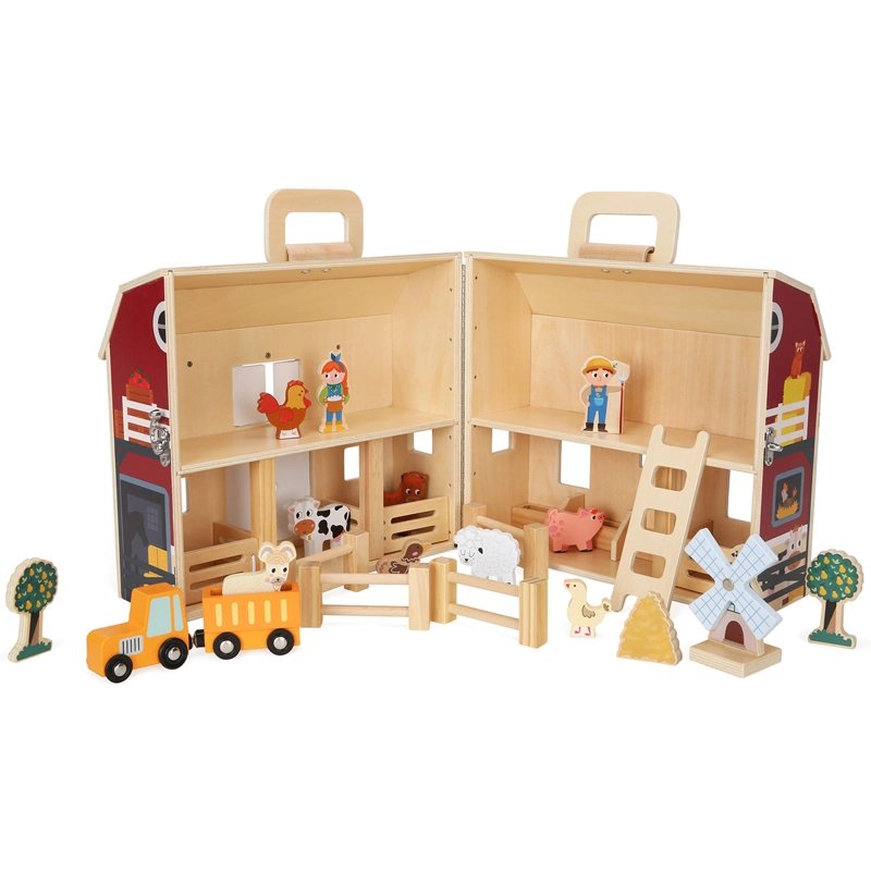 SET DE JUEGO EDUFUN GRANJA DE MADERA - 2