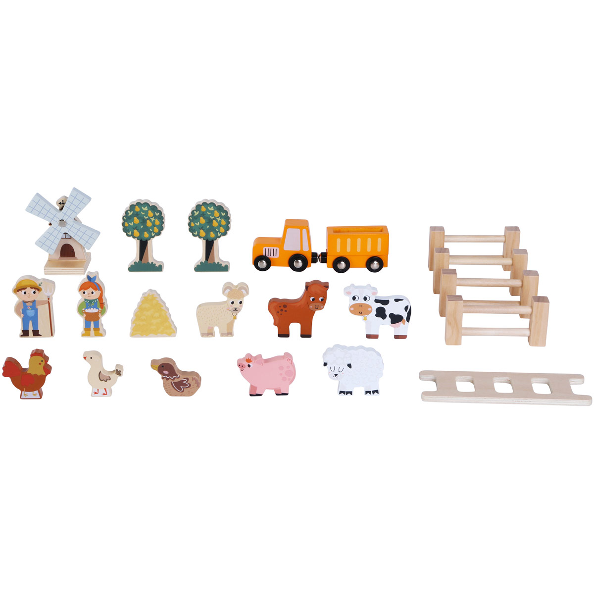 SET DE JUEGO EDUFUN GRANJA DE MADERA - 3