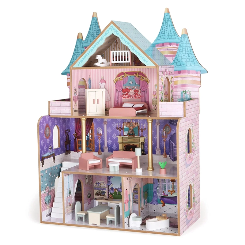 CASTILLO DE MADERA EDUFUN 18 ACCESORIOS