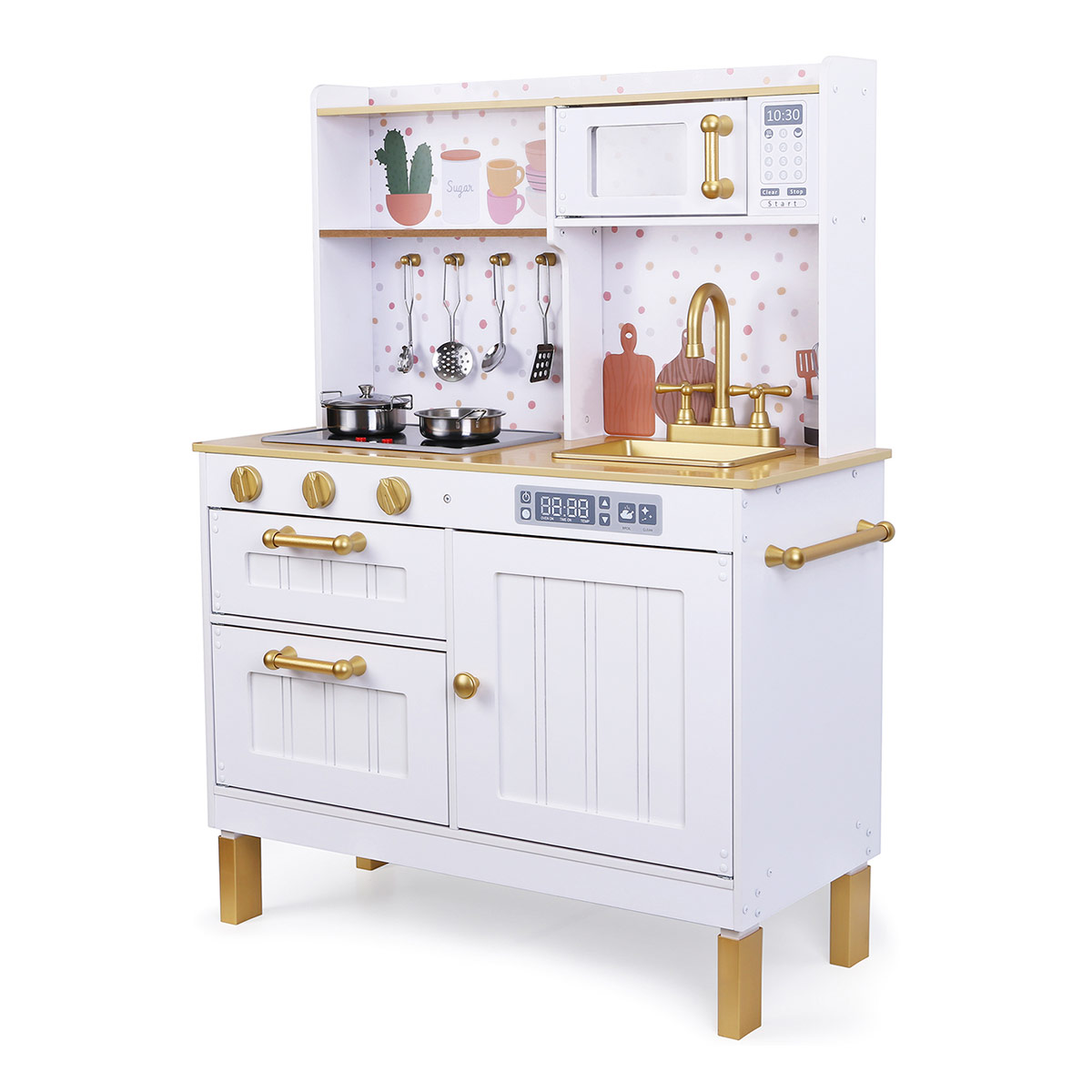 JUGUETE DE MADERA EDUFUN COCINA 6 PIEZAS - 2