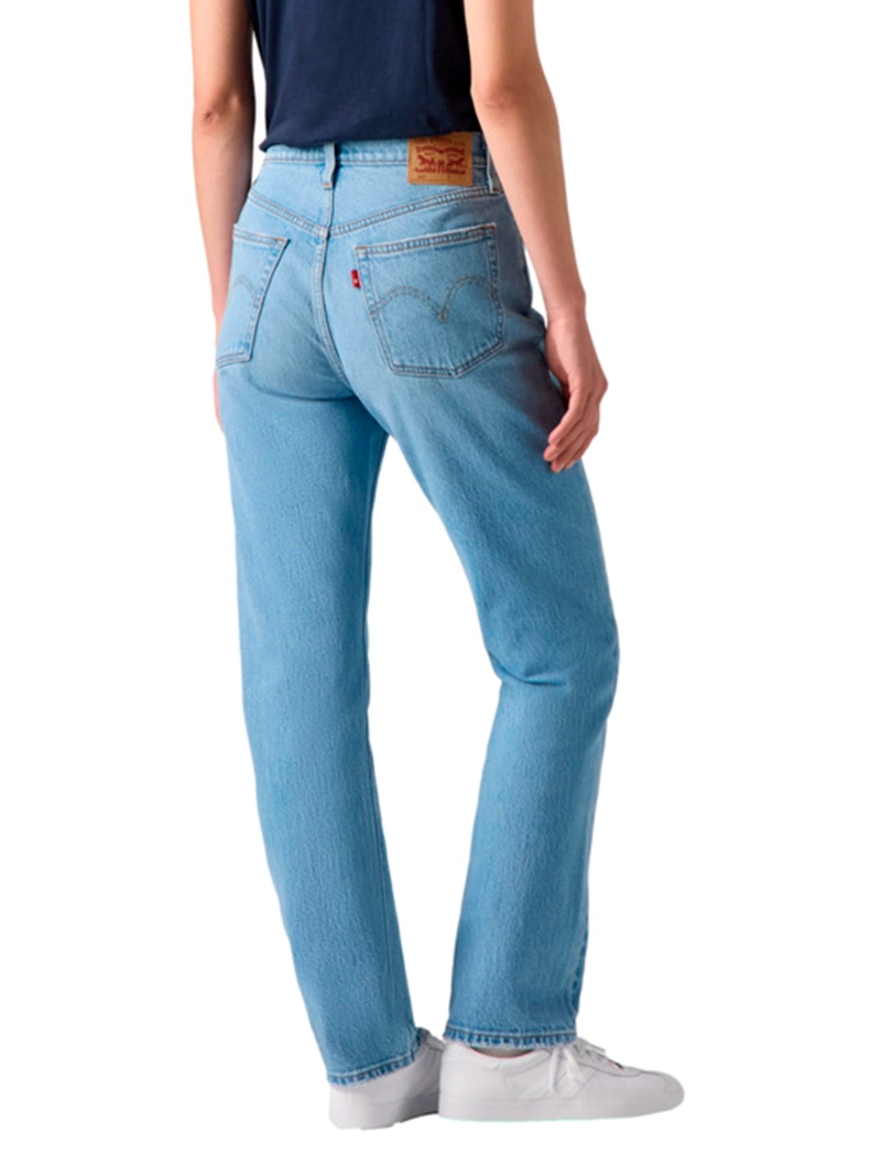 JEANS MUJER LEVI'S ALGODÓN 501 ORIGINAL FIT - 4