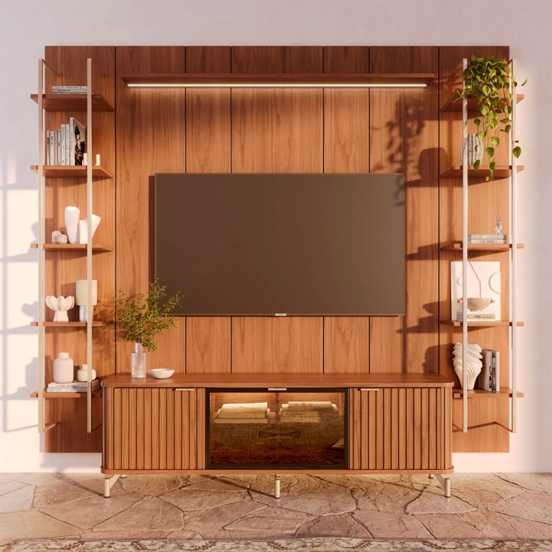 RACK PANEL DECOCASA NEON FLOAT LED 2.2 + 2 REPISAS - 1