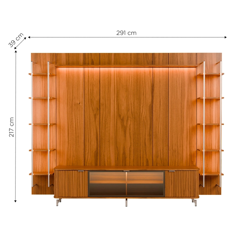 RACK PANEL DECOCASA NEON FLOAT LED 2.2 + 2 REPISAS - 4