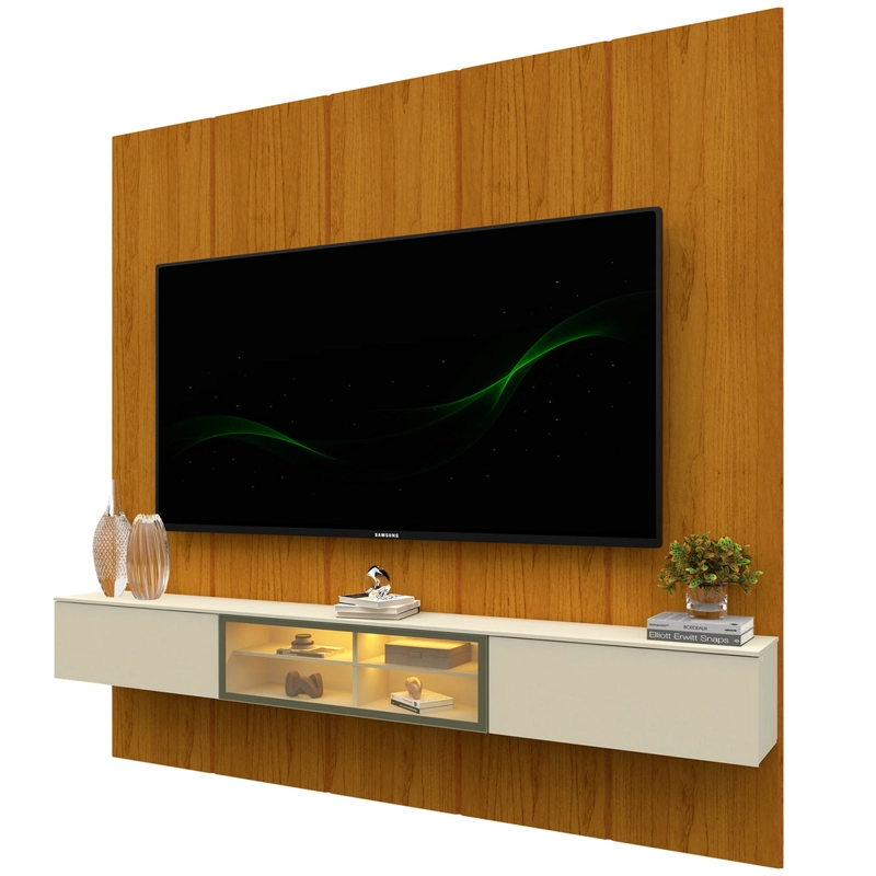 HOME RACK DECOCASA REALCE LUMINARE LED 2.2 CAFÉ - 6