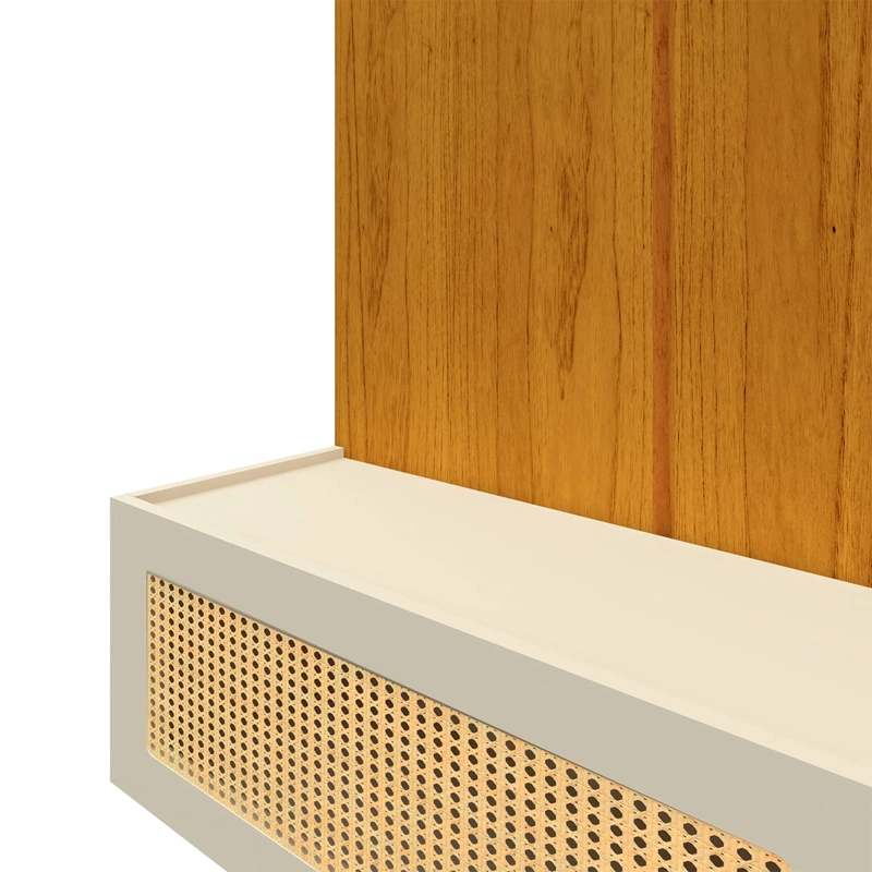 HOME RACK DECOCASA REALCE NATIVE RATAN 2.2 CAFÉ - 6