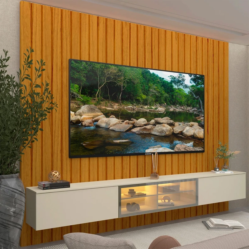 HOME RACK DECOCASA MAJESTADE LUMINARE LED 2.3 CAFÉ - 1