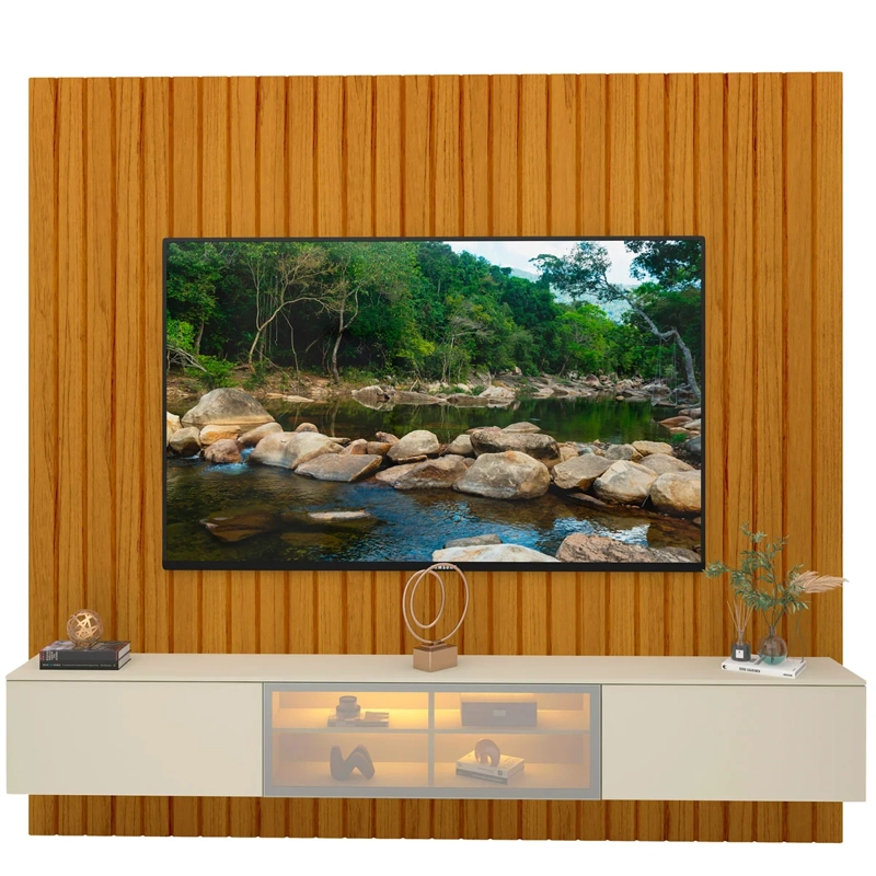 HOME RACK DECOCASA MAJESTADE LUMINARE LED 2.3 CAFÉ - 2