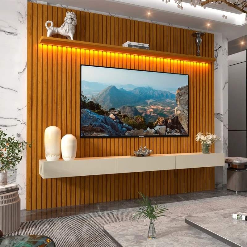 HOME RACK DECOCASA NOBRE LED 1.85 CAFÉ - 1