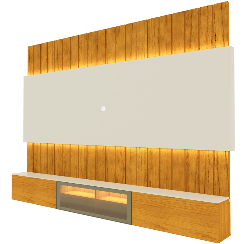 HOME RACK DECOCASA SOBERANO LED 2.6 CAFÉ - 4