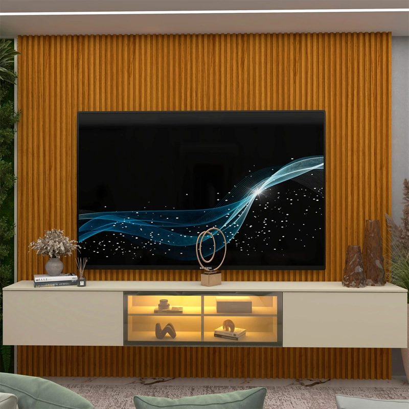 HOME RACK DECOCASA SUPREMO LUMINARE LED 2.2 CAFÉ - 1