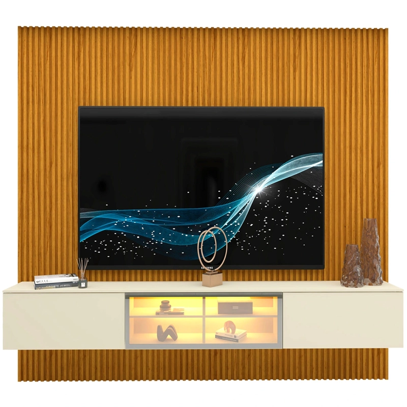 HOME RACK DECOCASA SUPREMO LUMINARE LED 2.2 CAFÉ - 2