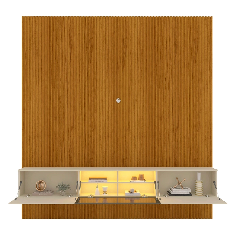 HOME RACK DECOCASA SUPREMO LUMINARE LED 2.2 CAFÉ - 4