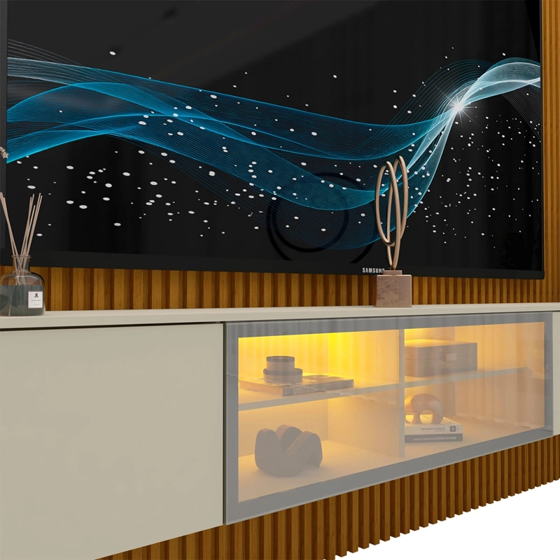 HOME RACK DECOCASA SUPREMO LUMINARE LED 2.2 CAFÉ - 6