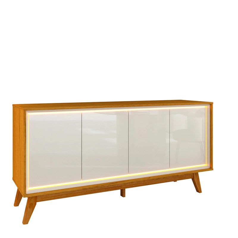 BUFFET DECOCASA REQUINTE LED 4 PUERTAS 1.6 CAFÉ - 5