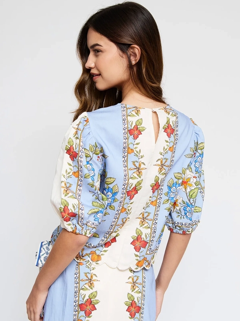 BLUSA MUJER MARQUIS BOTÁNICO - 3