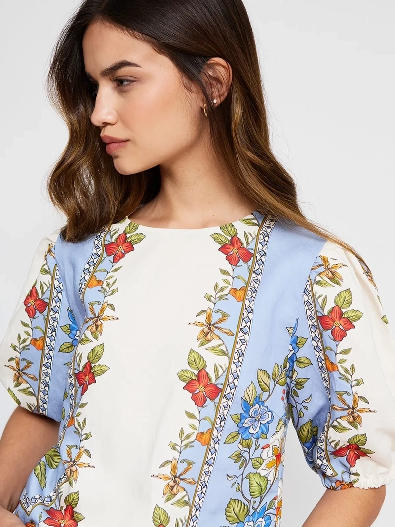 BLUSA MUJER MARQUIS BOTÁNICO - 4