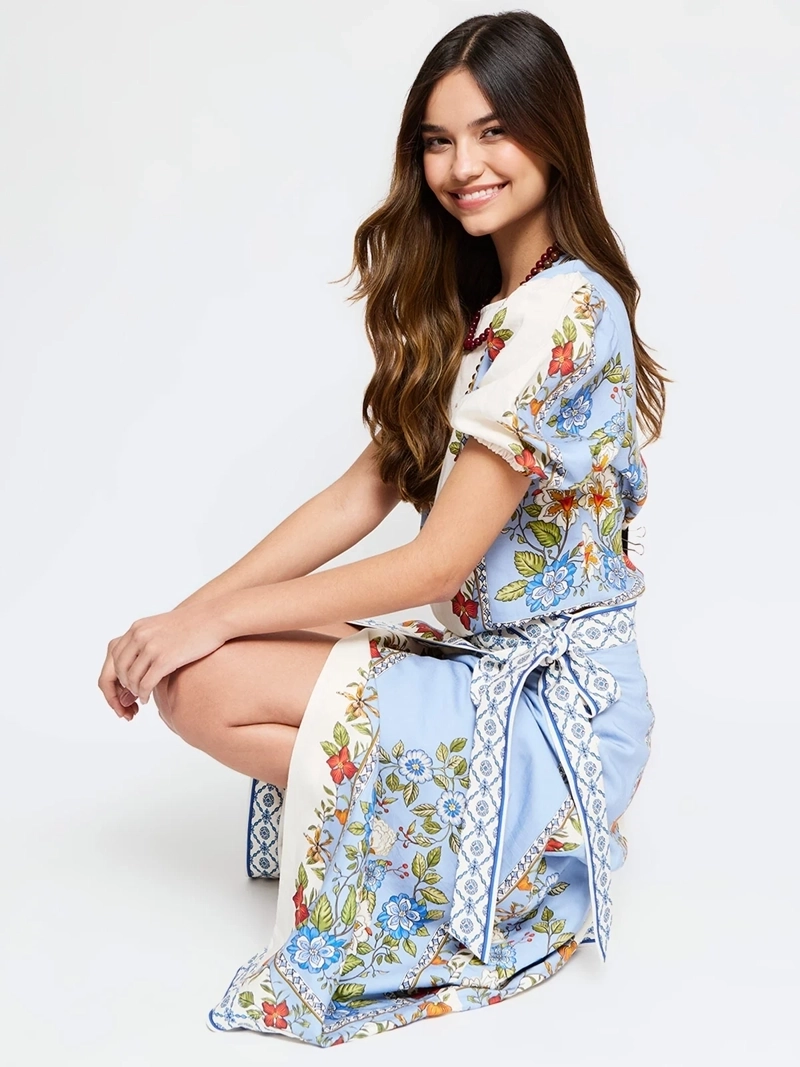 BLUSA MUJER MARQUIS BOTÁNICO - 5