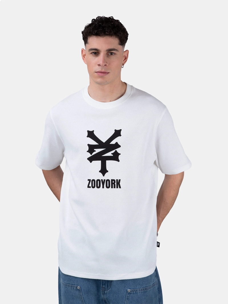 POLERA HOMBRE ZOO YORK MANGA CORTA ACANALADA