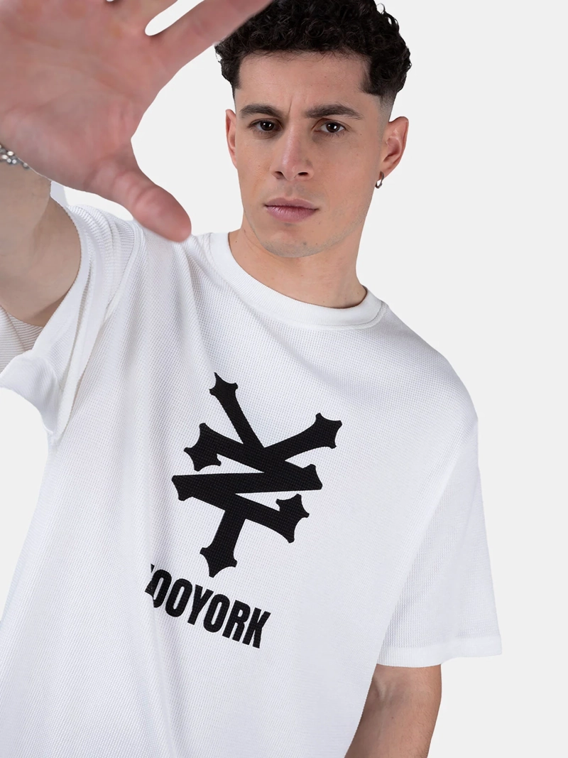 POLERA HOMBRE ZOO YORK MANGA CORTA ACANALADA - 3