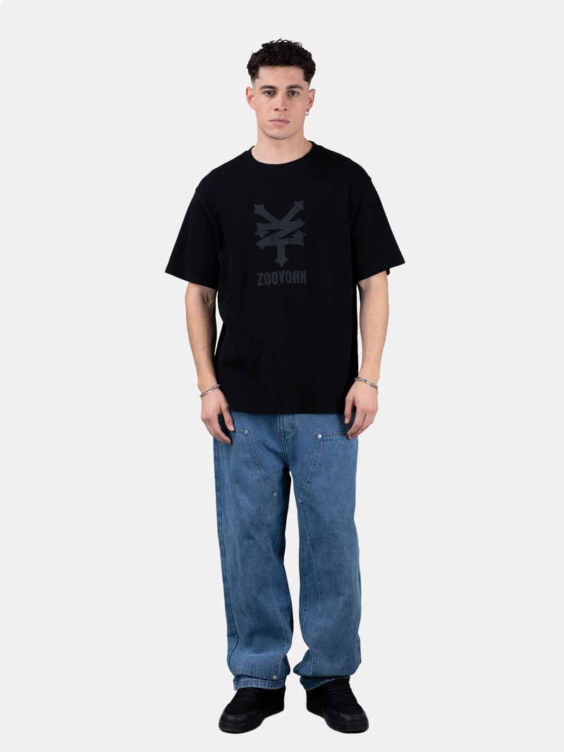 POLERA HOMBRE ZOO YORK MANGA CORTA ACANALADA - 5