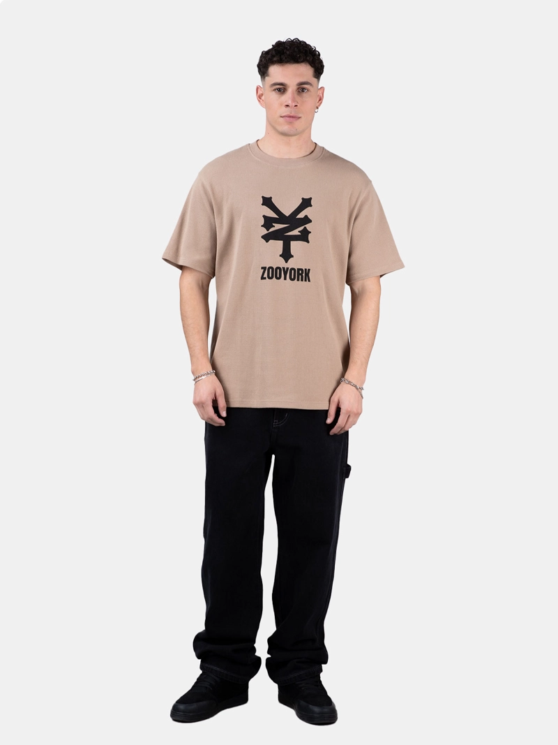 POLERA HOMBRE ZOO YORK MANGA CORTA ACANALADA - 5