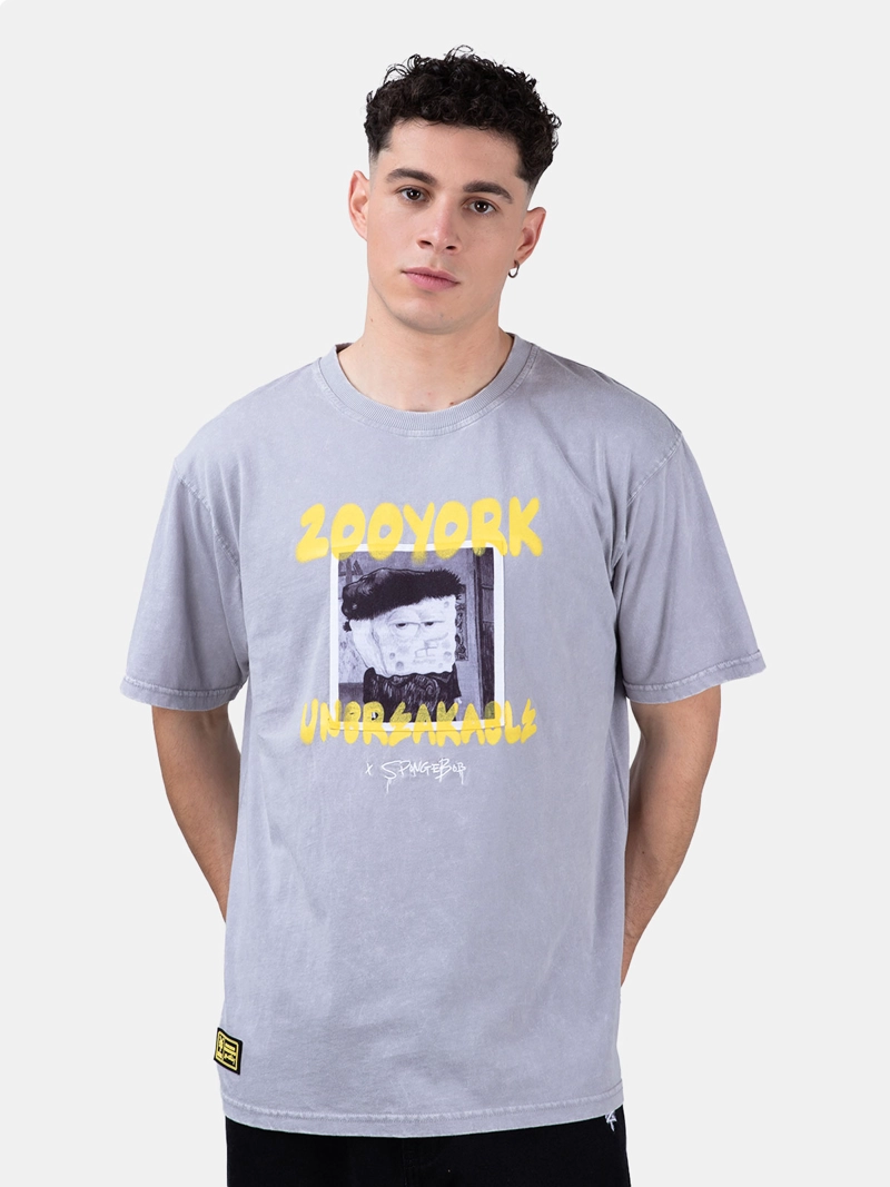 POLERA HOMBRE ZOO YORK ALGODÓN BOB ESPONJA